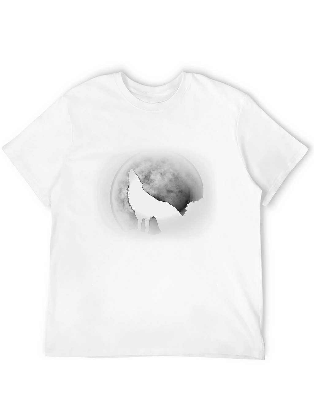Wolf Moon Graphic Tee - Mens Black T-Shirt