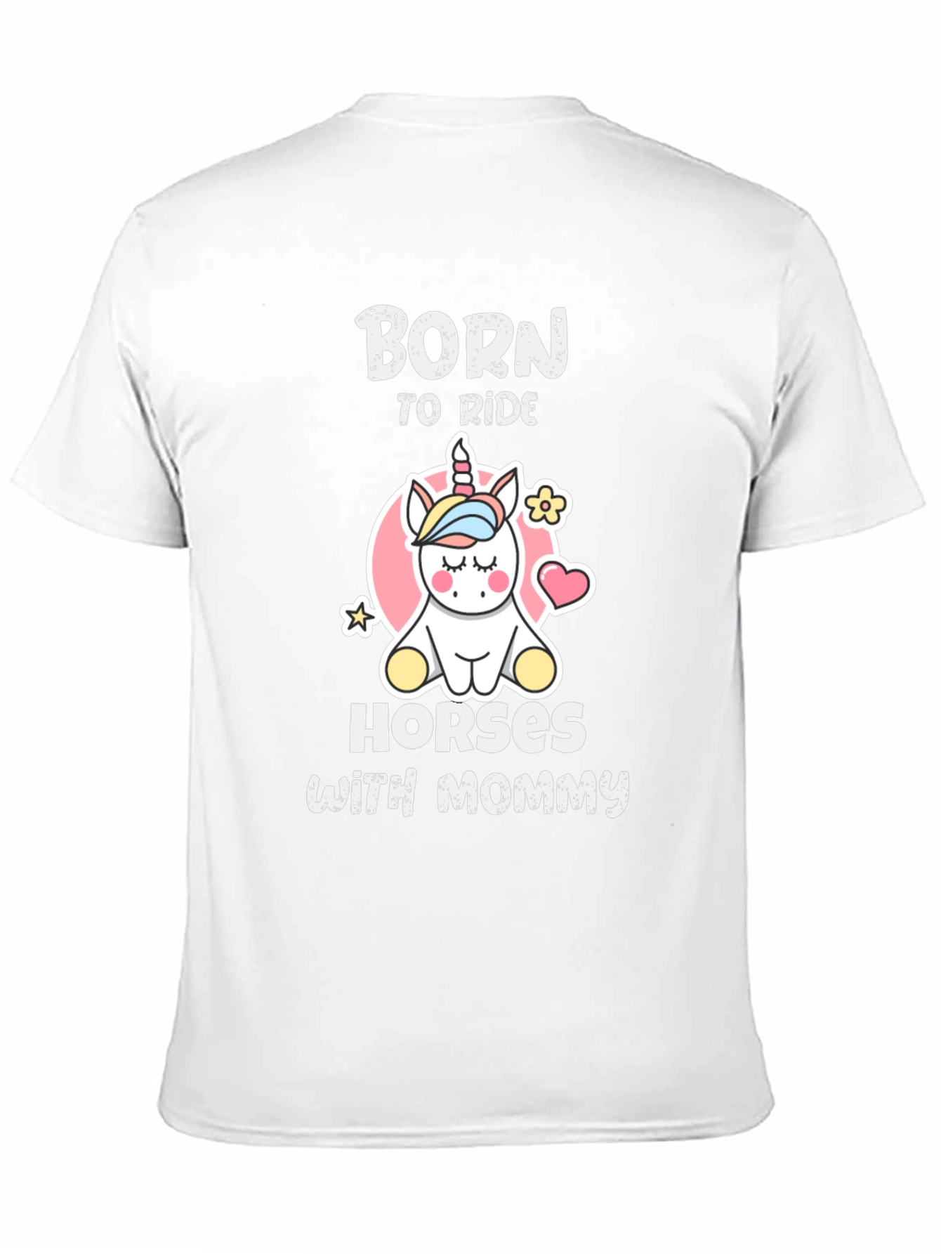 Born To Ride Horses With Mommy T-Shirt