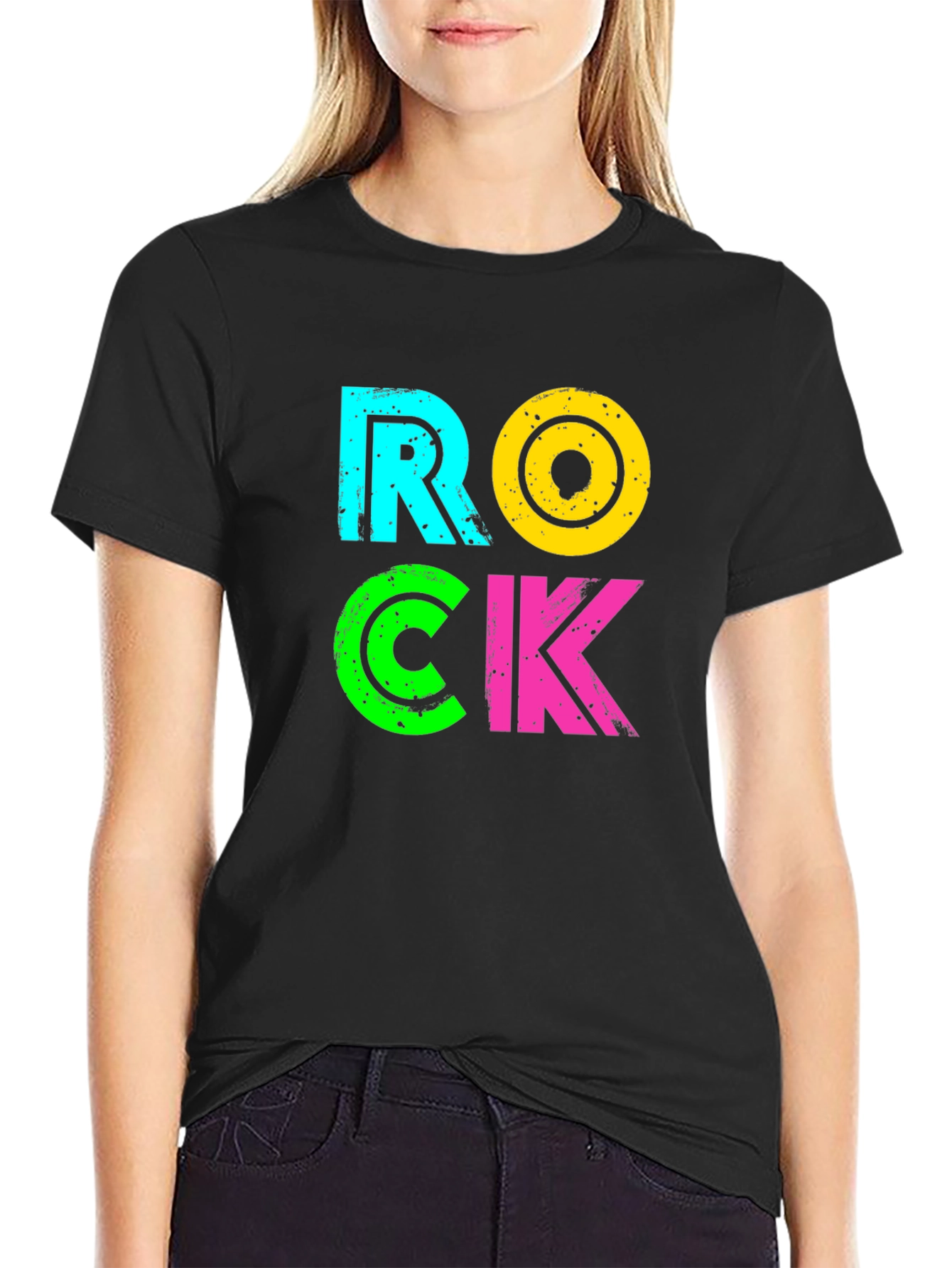 Retro ROCK T-Shirt - Vibrant 80s Style