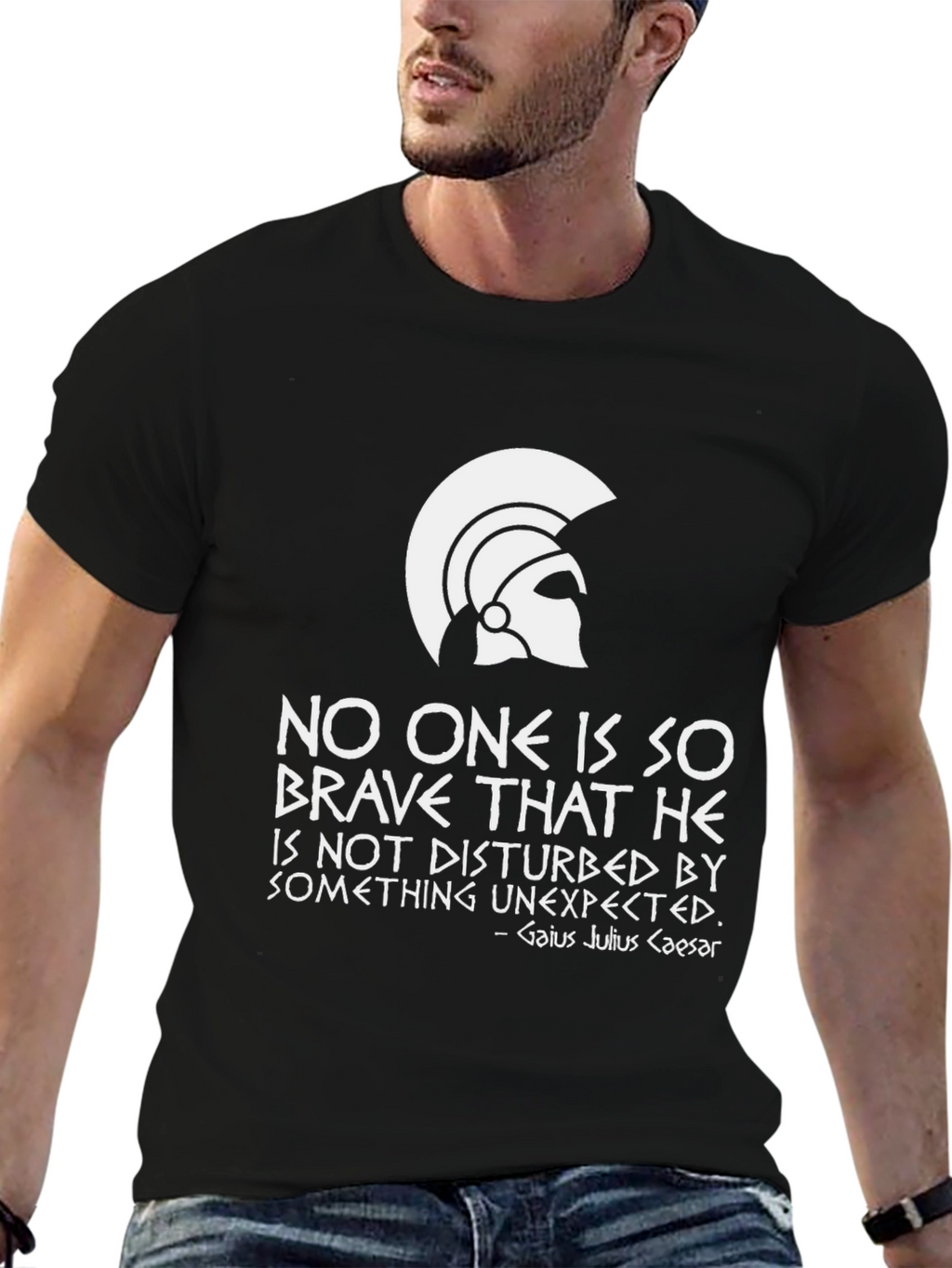 Brave Caesar Quote T-Shirt