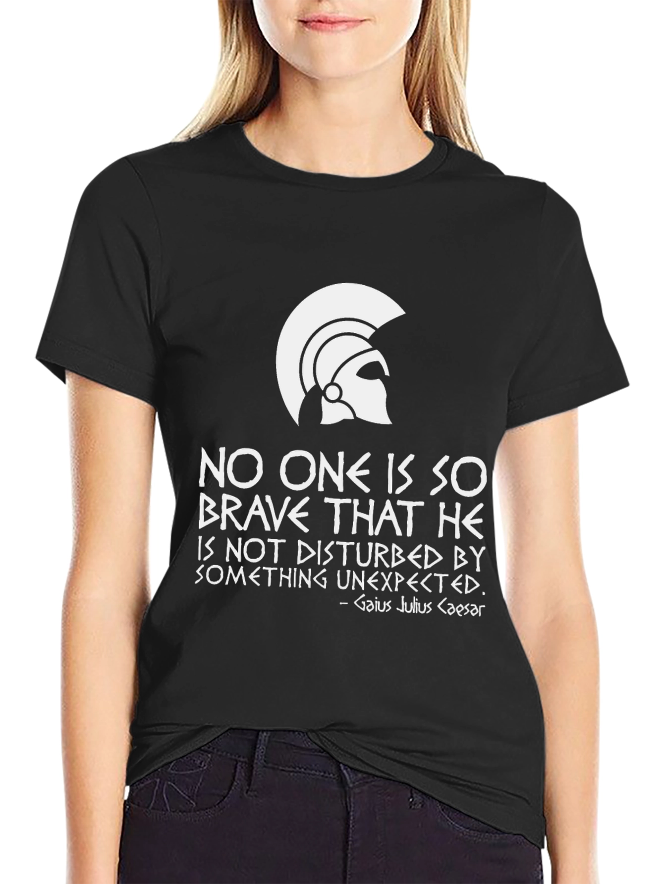 Brave Caesar Quote T-Shirt