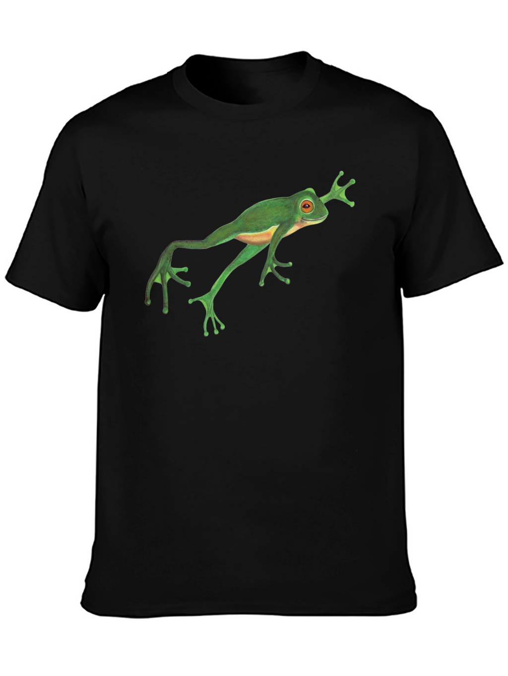 Frog Graphic Black T-Shirt