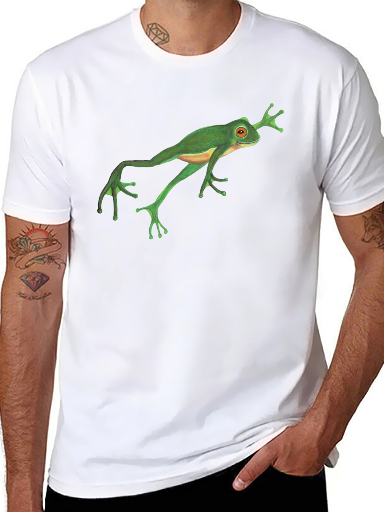 Frog Graphic Black T-Shirt