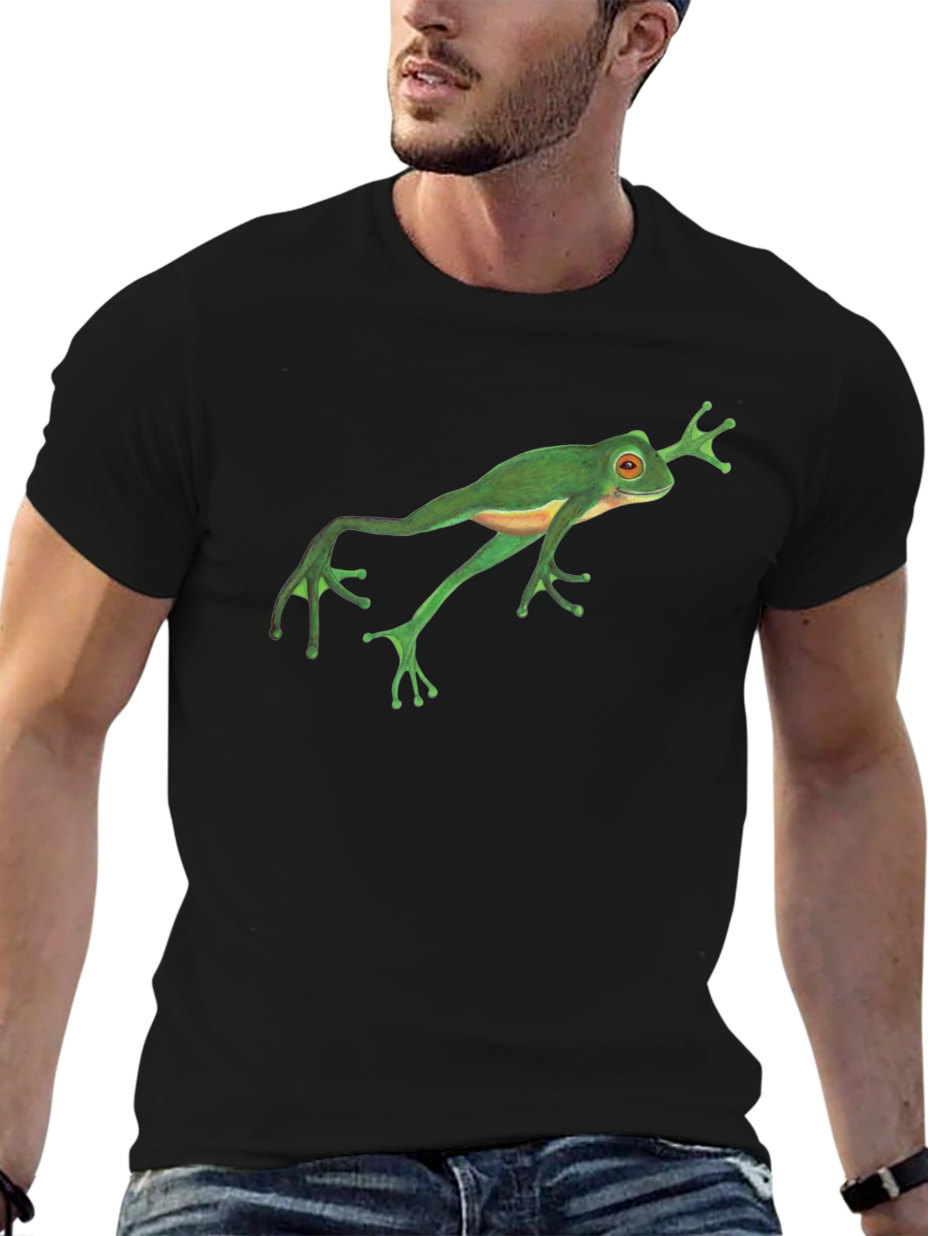 Frog Graphic Black T-Shirt
