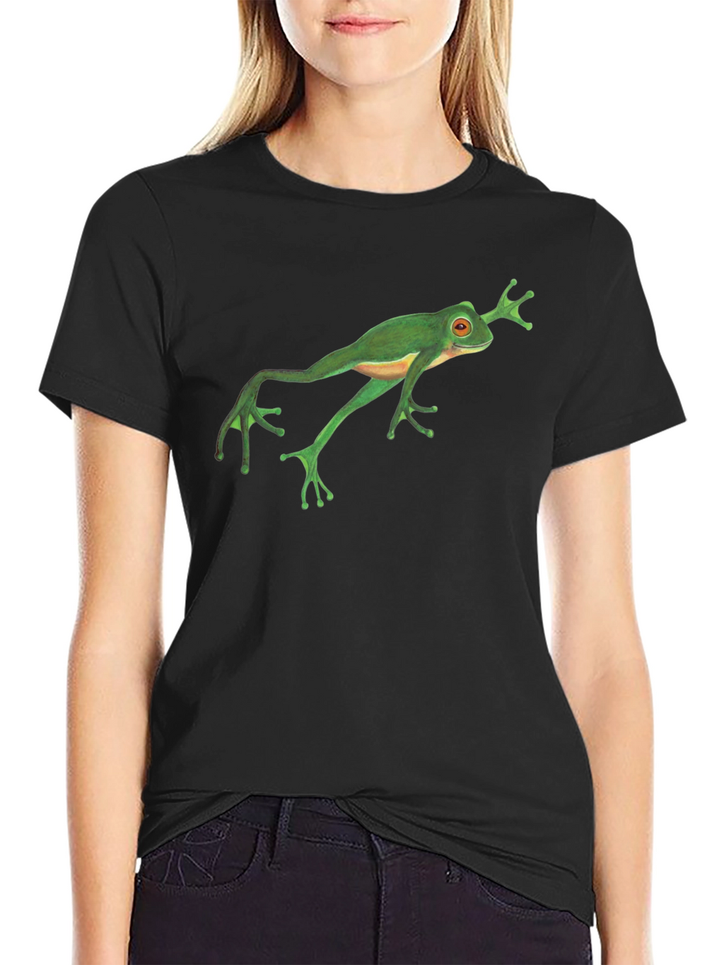 Frog Graphic Black T-Shirt