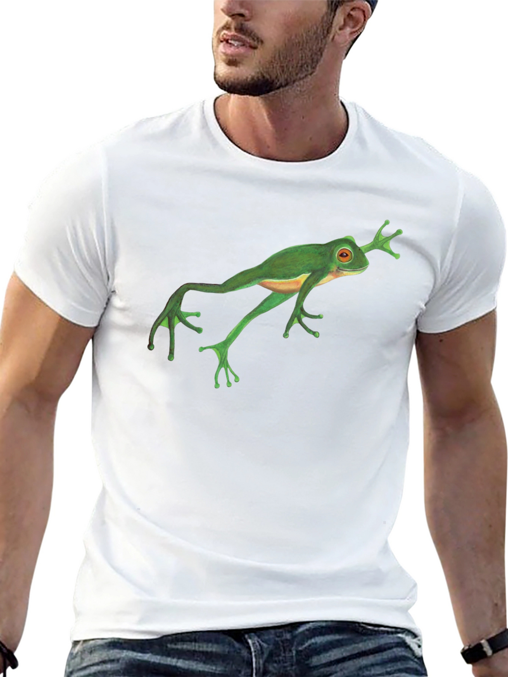 Frog Graphic Black T-Shirt