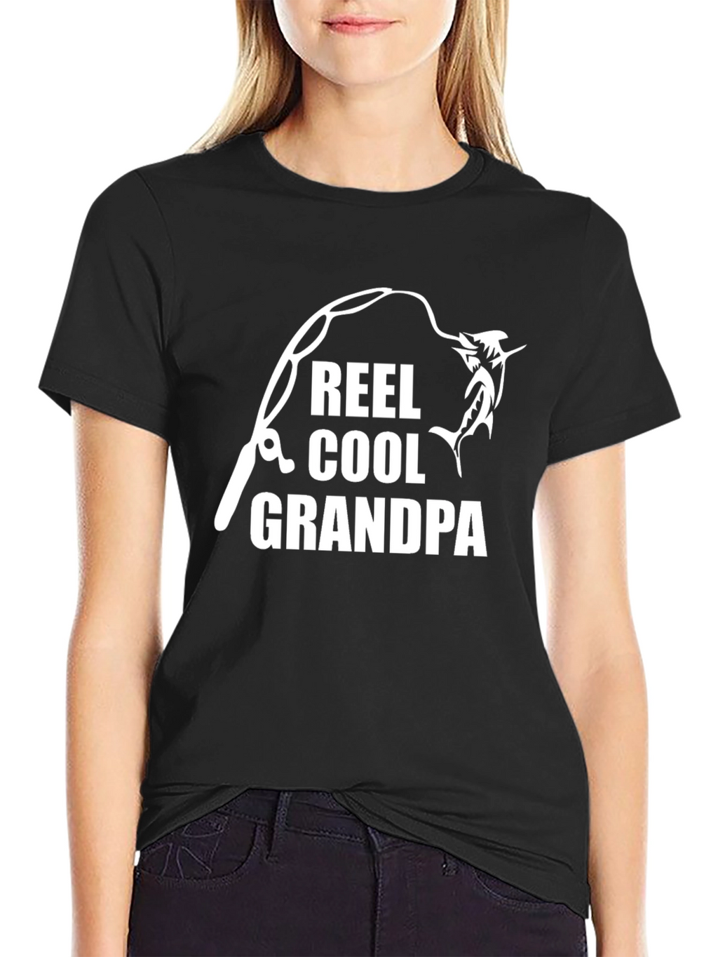 Reel Cool Grandpa Fishing T-Shirt