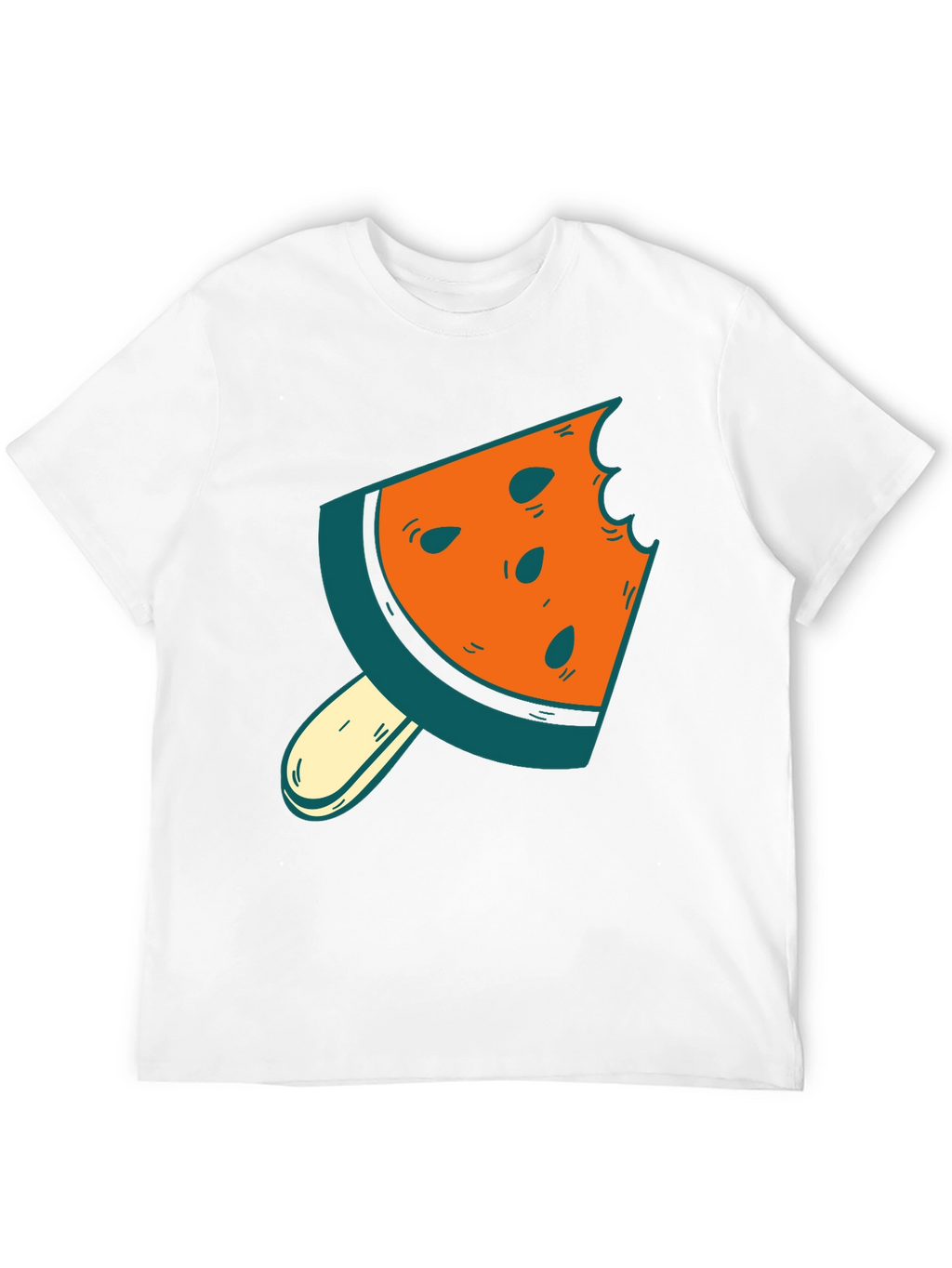 Watermelon Slice Popsicle Graphic Tee - Summer Style