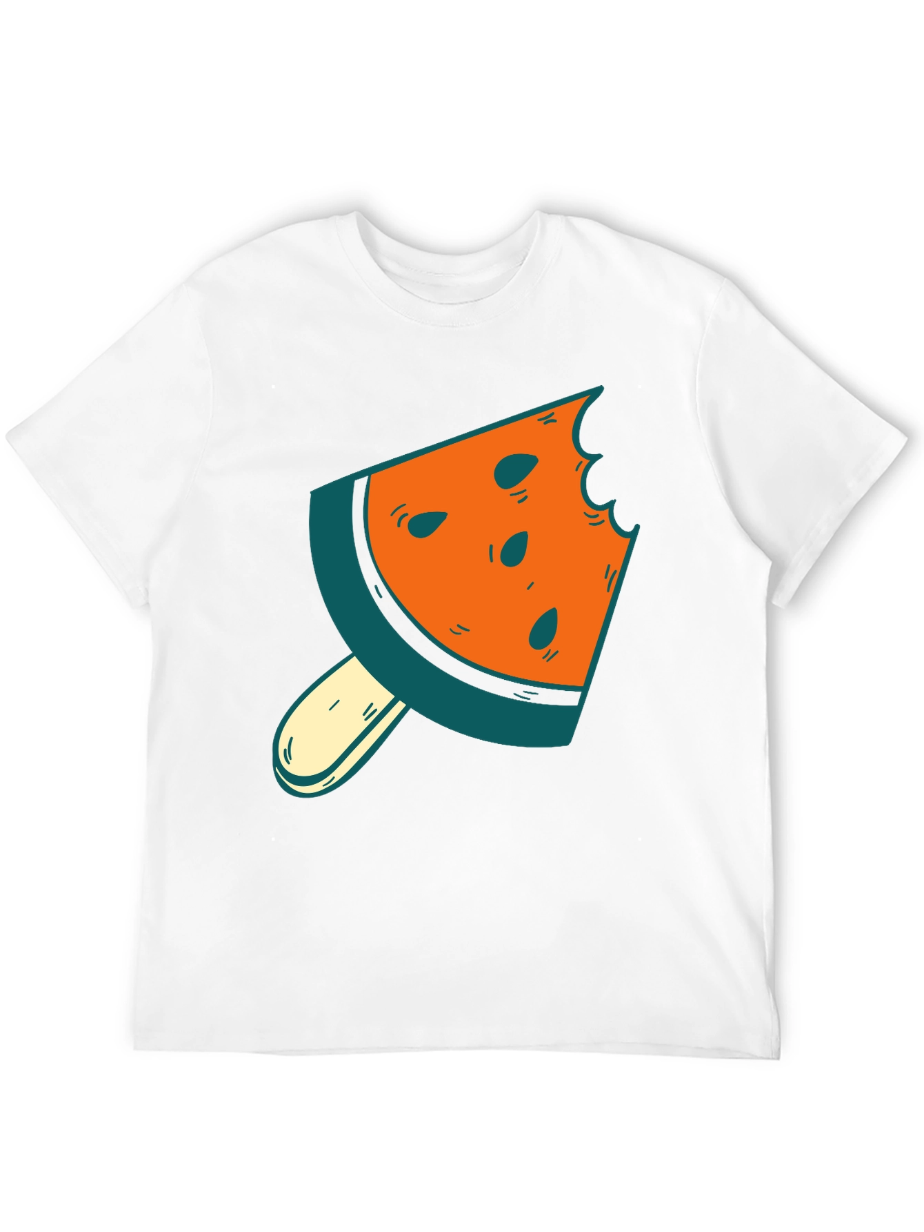 Watermelon Slice Popsicle Graphic Tee - Summer Style