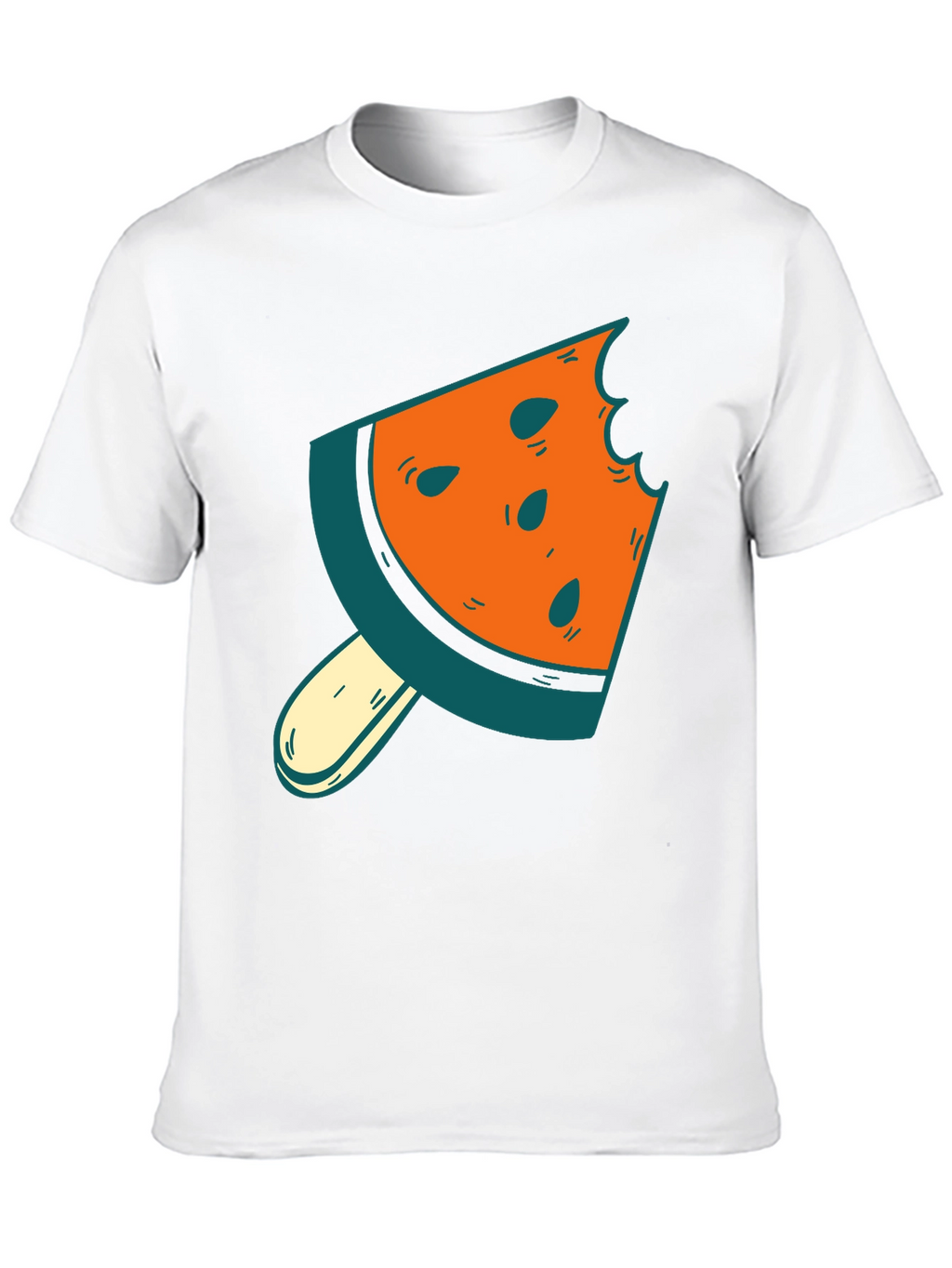 Watermelon Slice Popsicle Graphic Tee - Summer Style