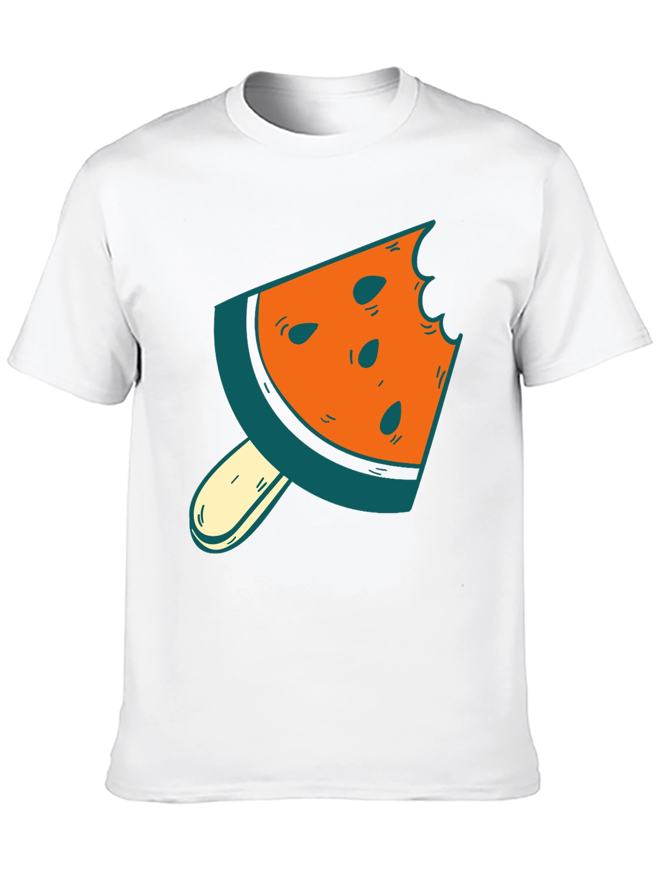 Watermelon Slice Popsicle Graphic Tee - Summer Style