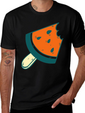 Watermelon Slice Popsicle Graphic Tee - Summer Style
