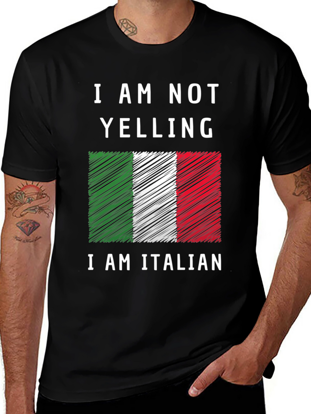 Italian Pride T-Shirt - I Am Not Yelling