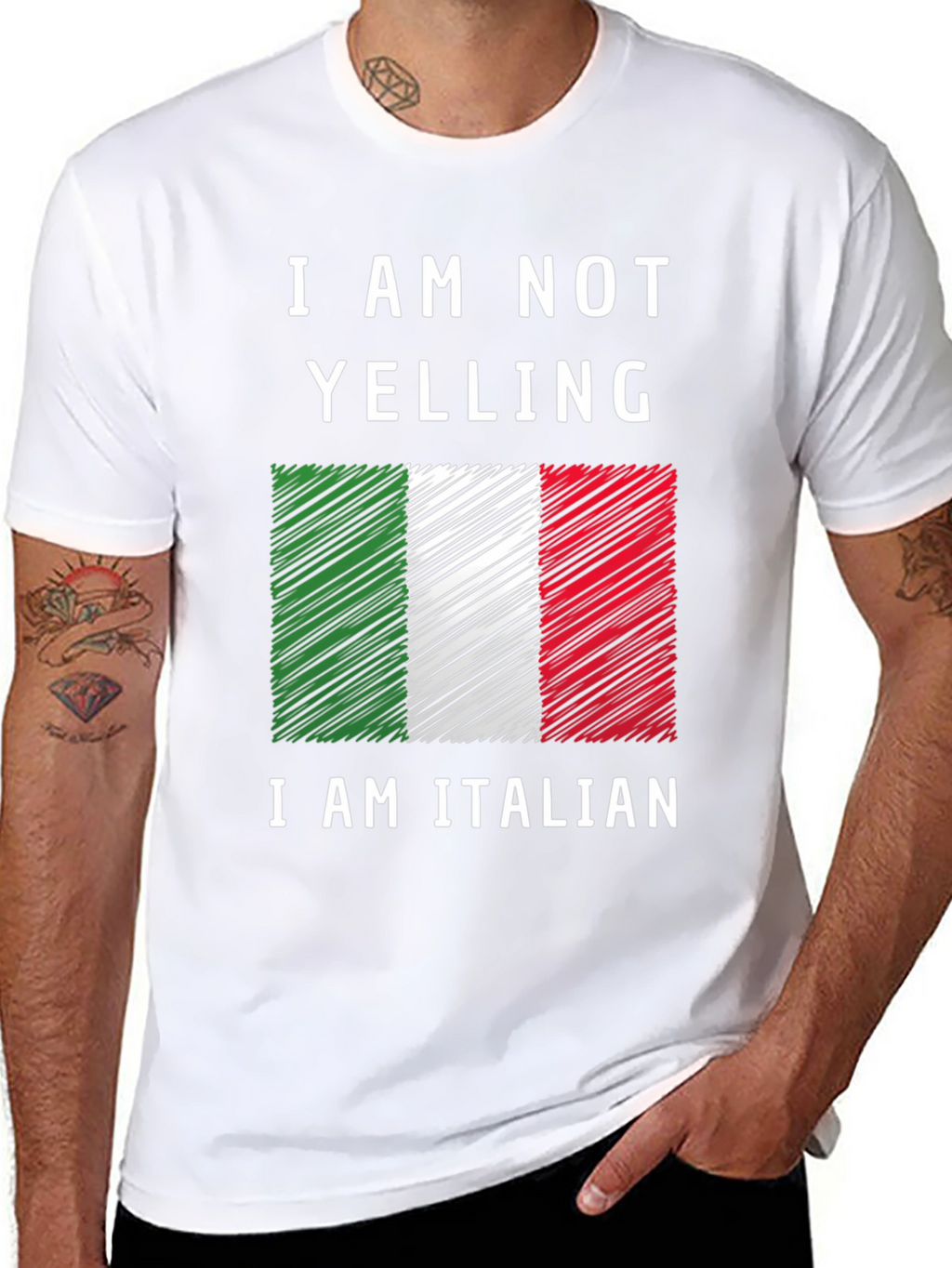 Italian Pride T-Shirt - I Am Not Yelling