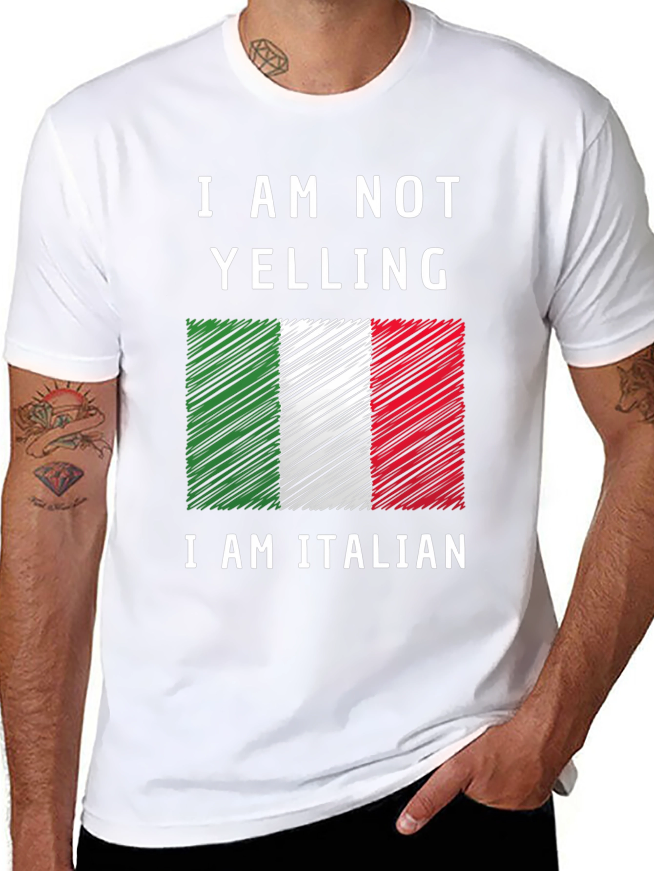 Italian Pride T-Shirt - I Am Not Yelling