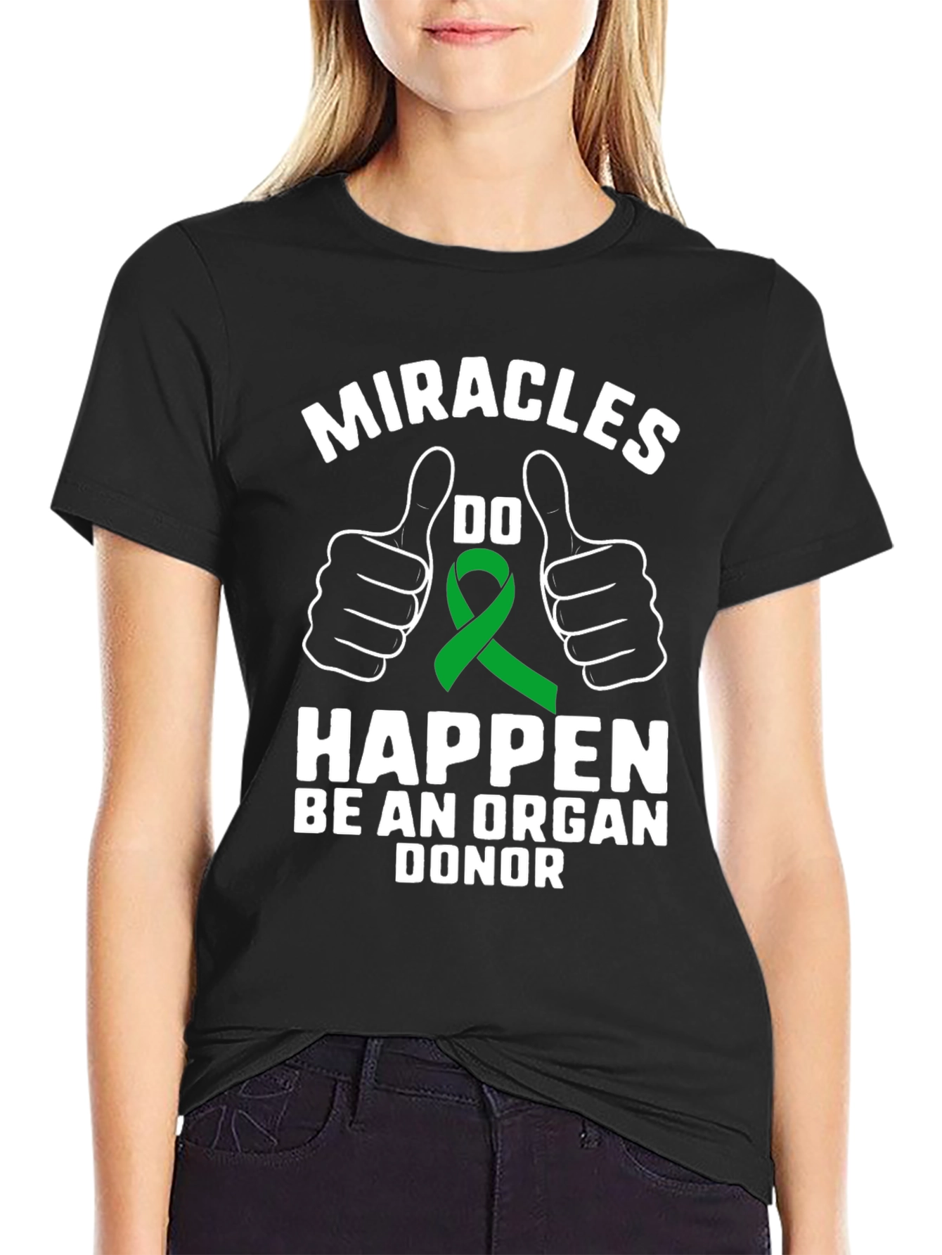 Miracles Happen Organ Donor Awareness T-Shirt