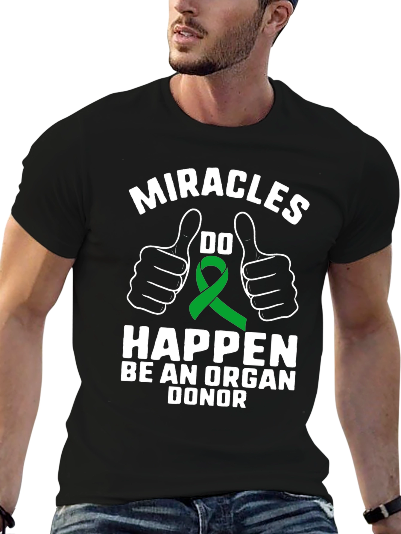 Miracles Happen Organ Donor Awareness T-Shirt