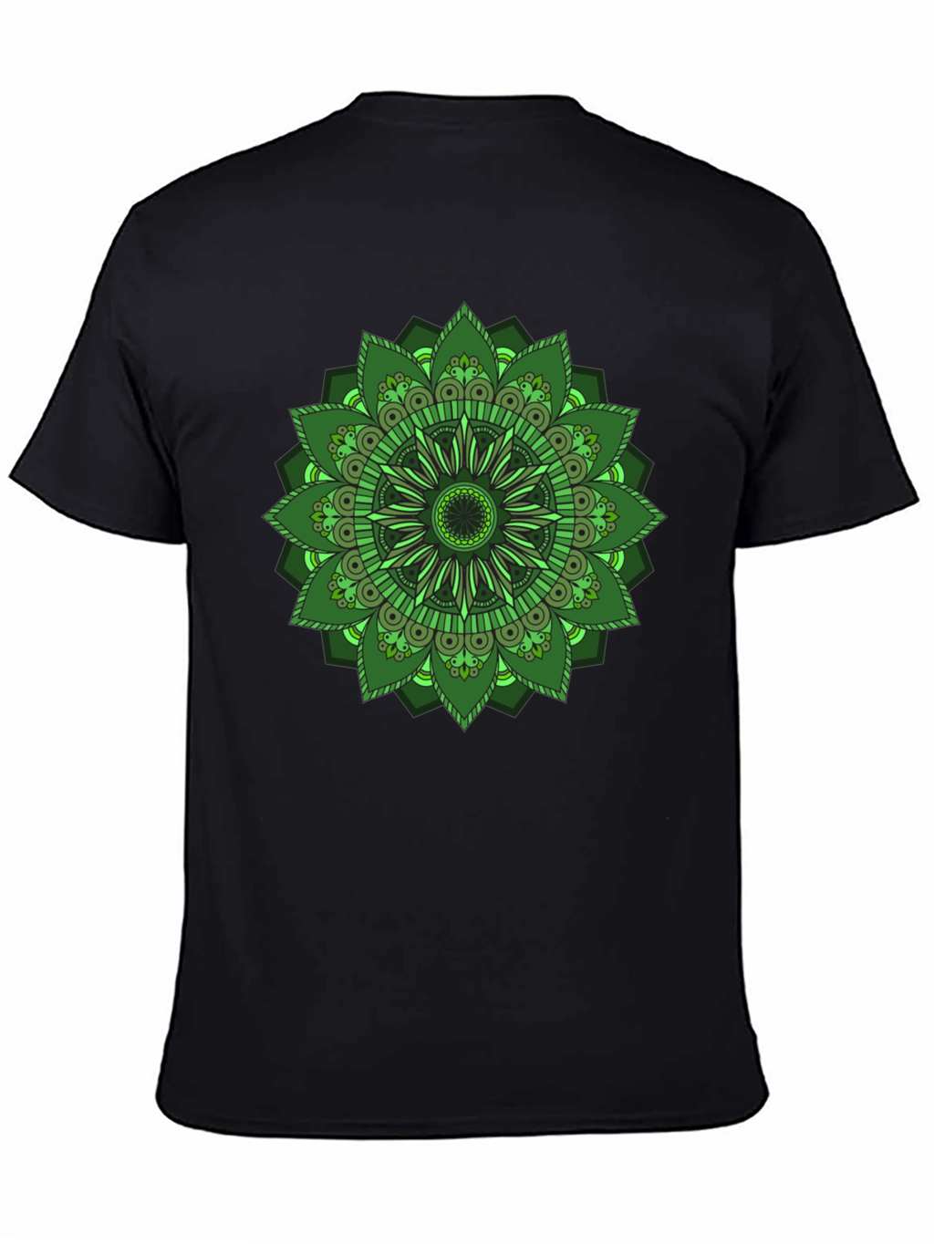 Green Mandala Graphic T-Shirt