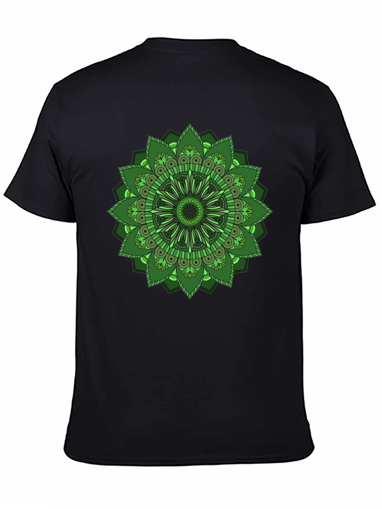 Green Mandala Graphic T-Shirt