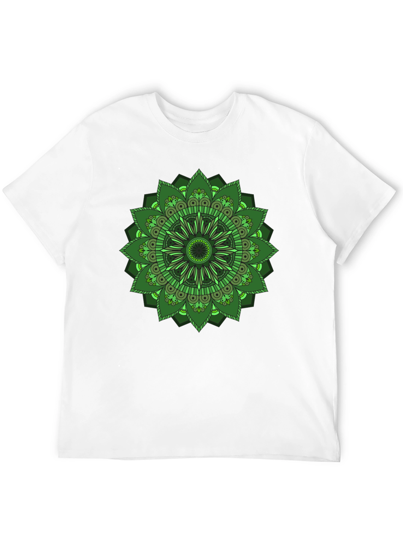 Green Mandala Graphic T-Shirt