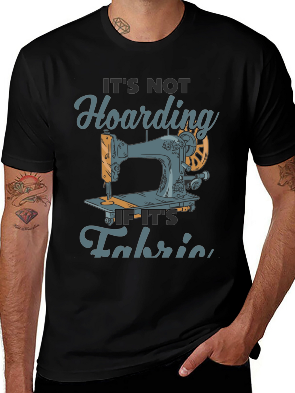 Sewing Fabric Hoarding T-Shirt