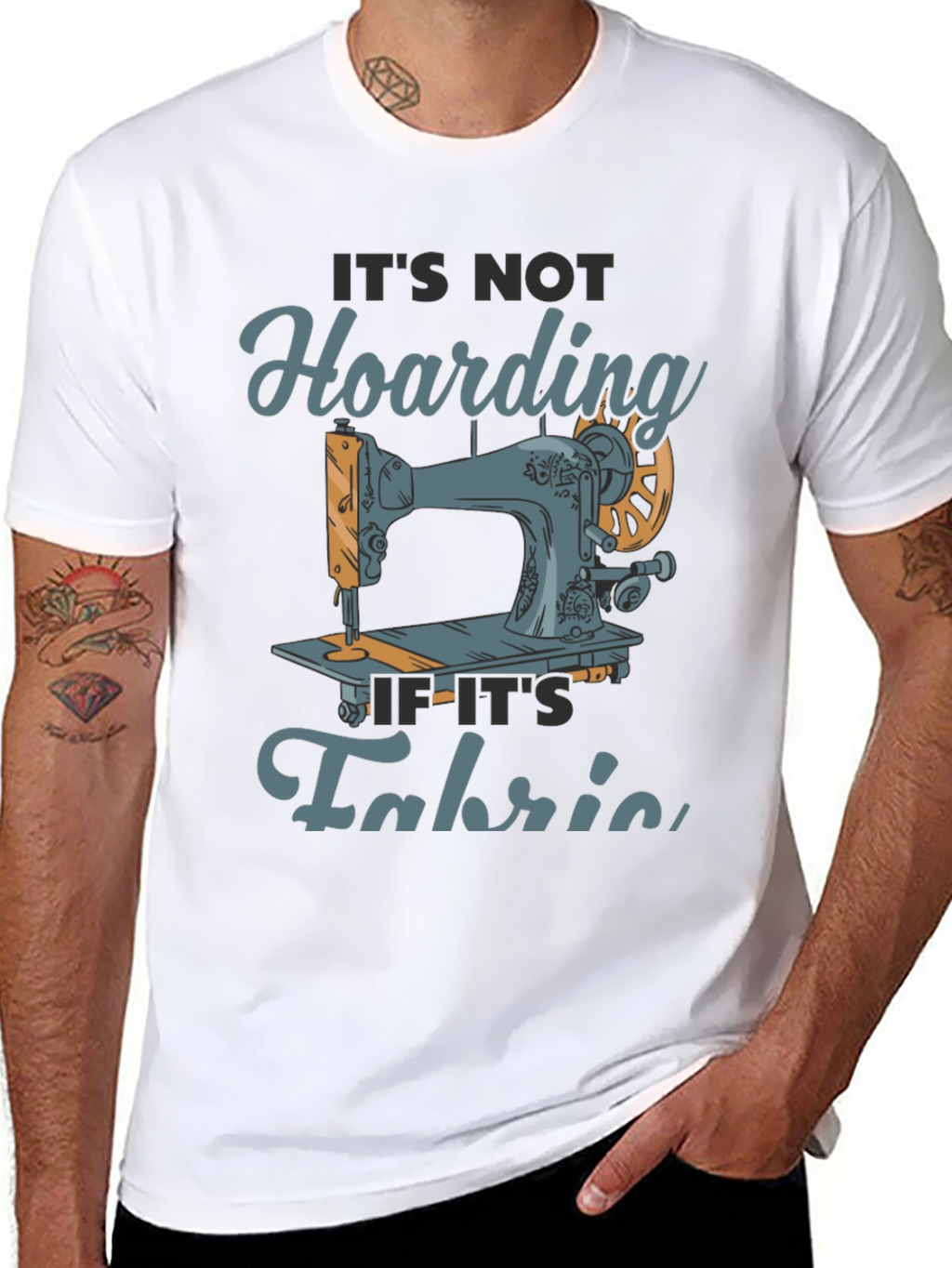 Sewing Fabric Hoarding T-Shirt