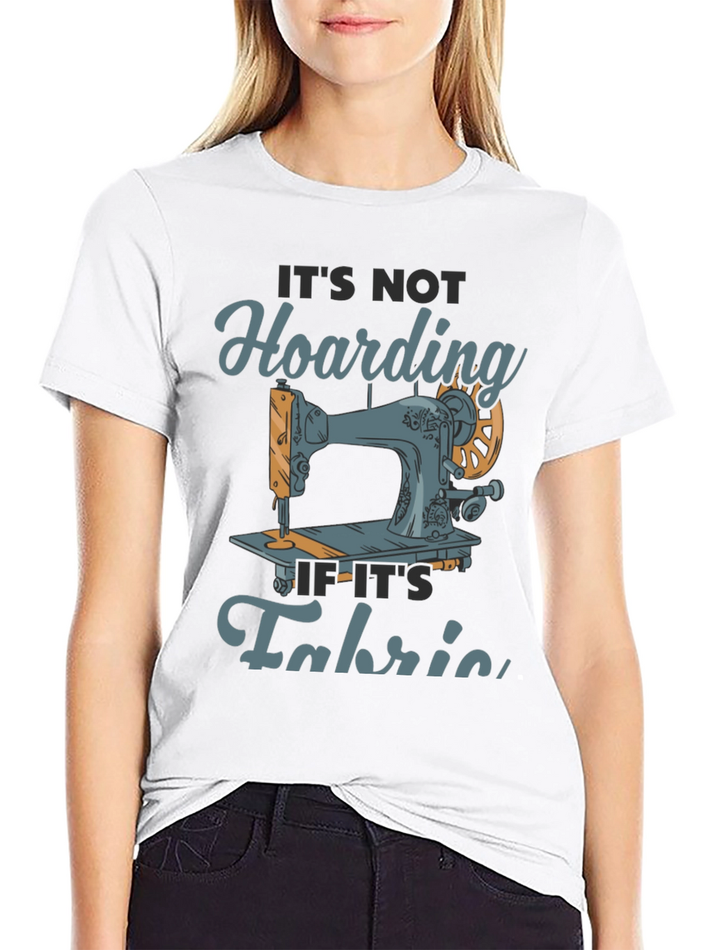 Sewing Fabric Hoarding T-Shirt
