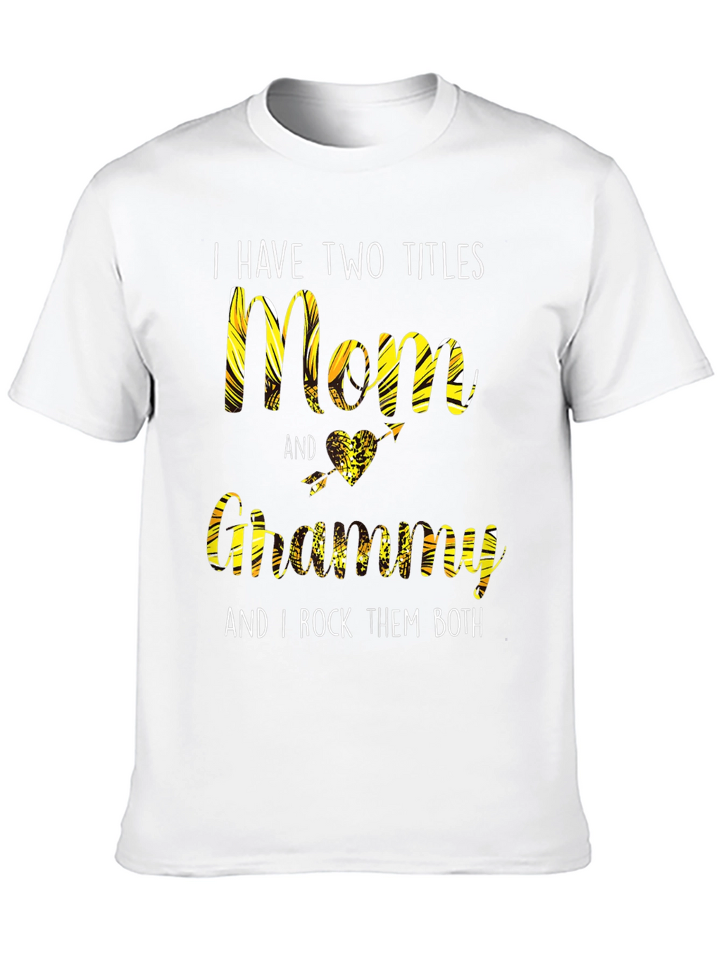 Mom and Grammy T-Shirt - I Rock Them Both!