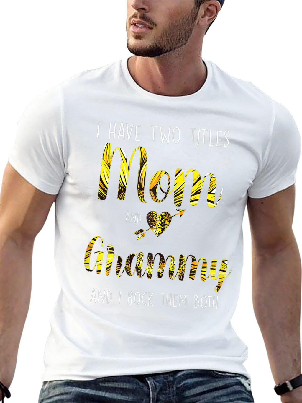 Mom and Grammy T-Shirt - I Rock Them Both!