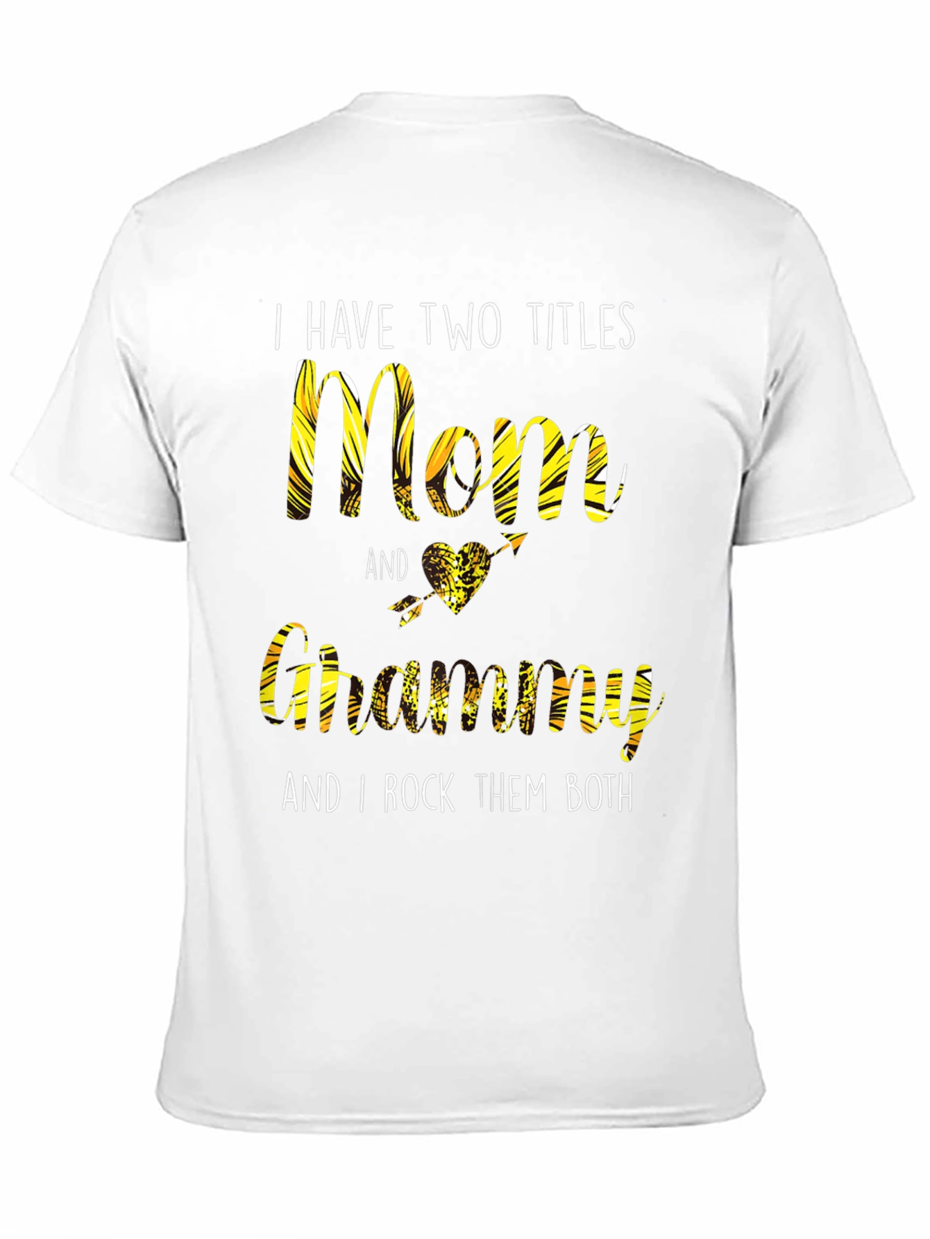 Mom and Grammy T-Shirt - I Rock Them Both!