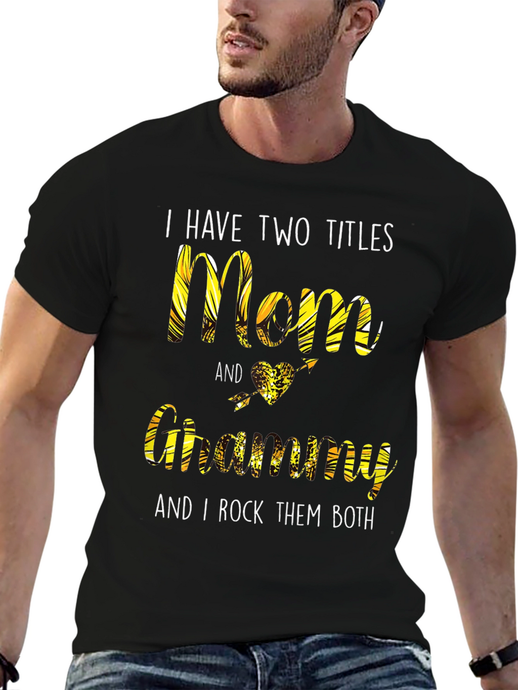 Mom and Grammy T-Shirt - I Rock Them Both!