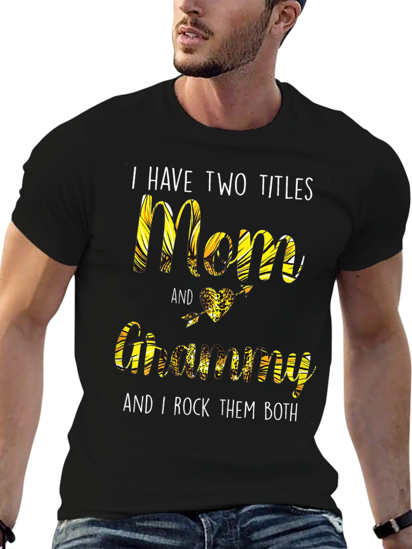 Mom and Grammy T-Shirt - I Rock Them Both!