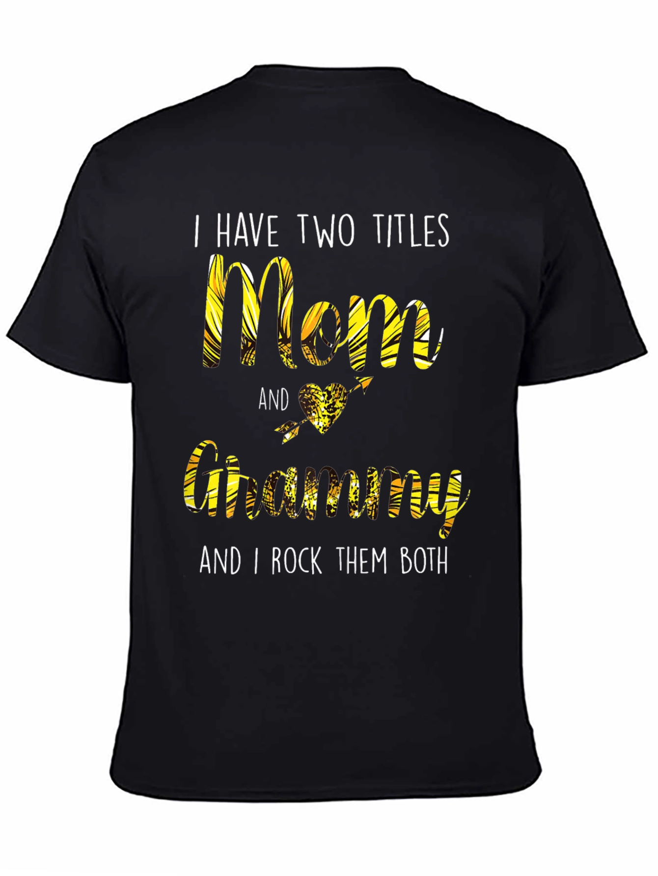 Mom and Grammy T-Shirt - I Rock Them Both!