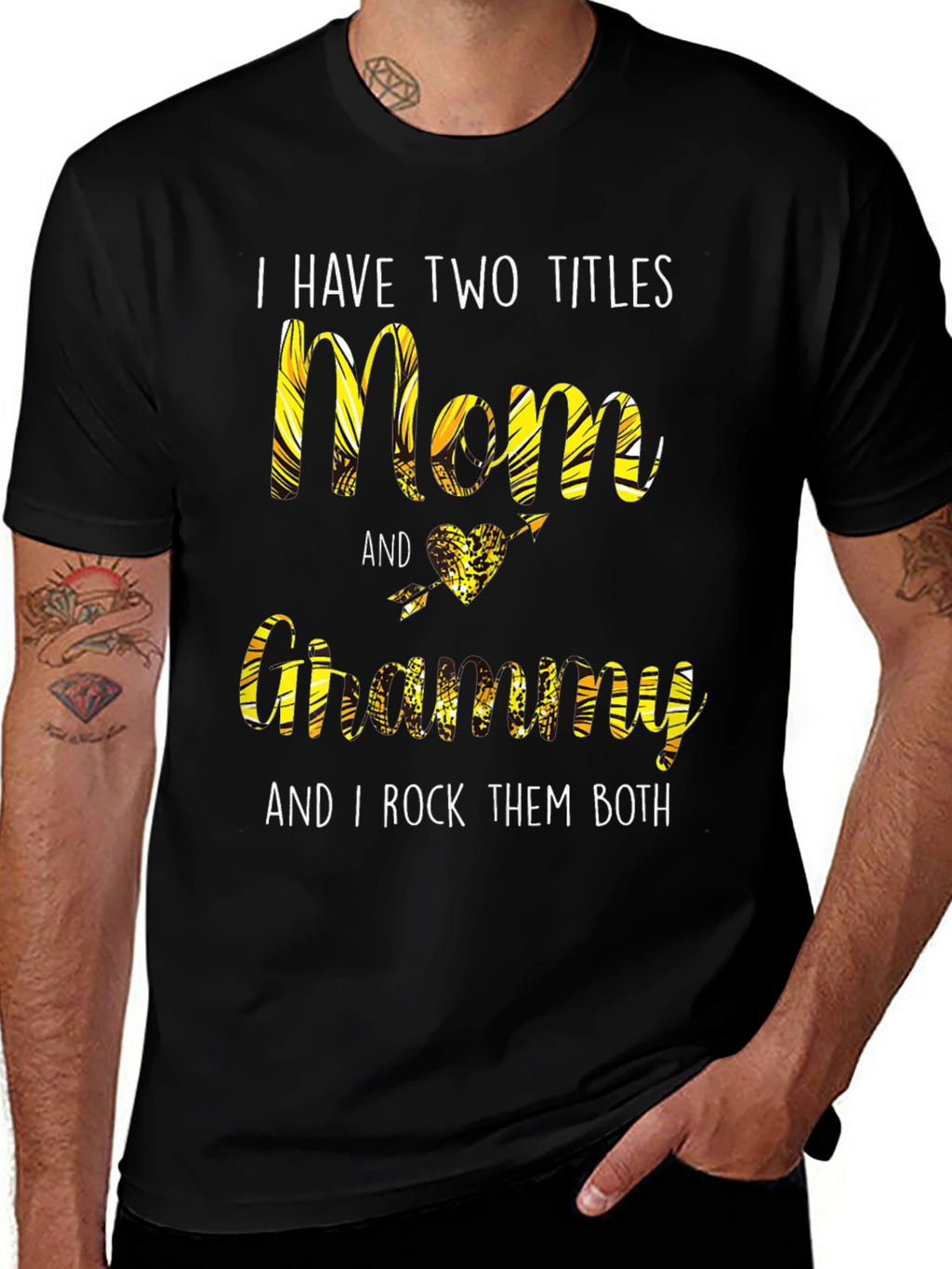 Mom and Grammy T-Shirt - I Rock Them Both!