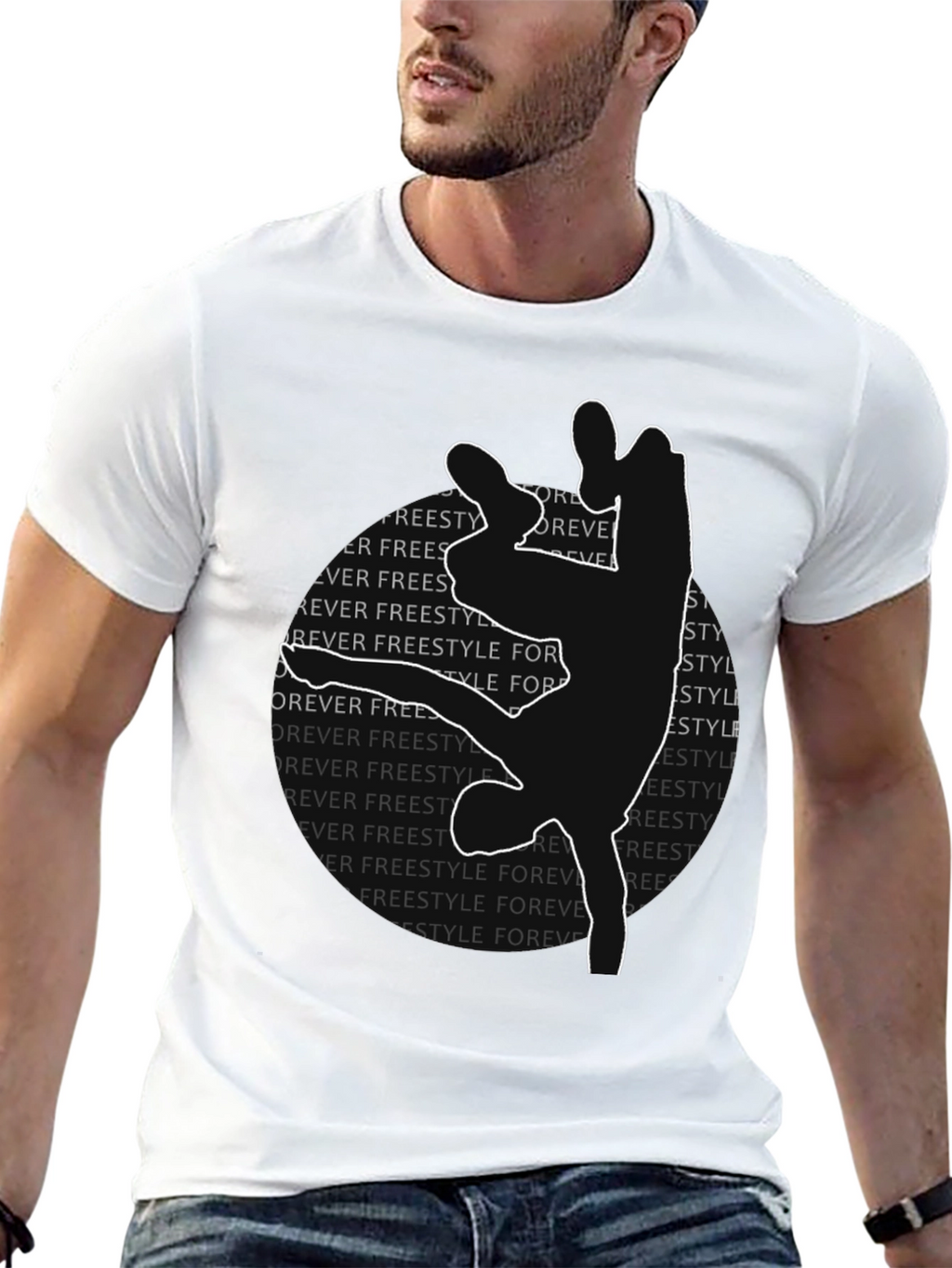Freestyle Dance Silhouette Graphic Tee