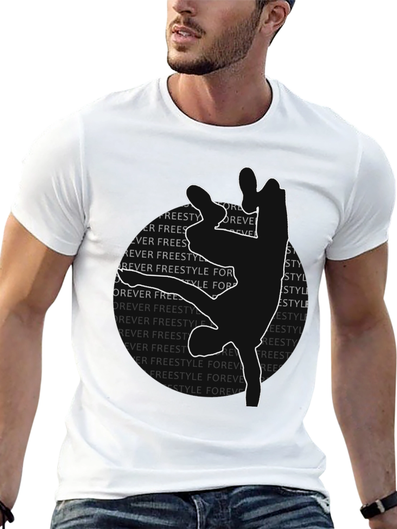 Freestyle Dance Silhouette Graphic Tee