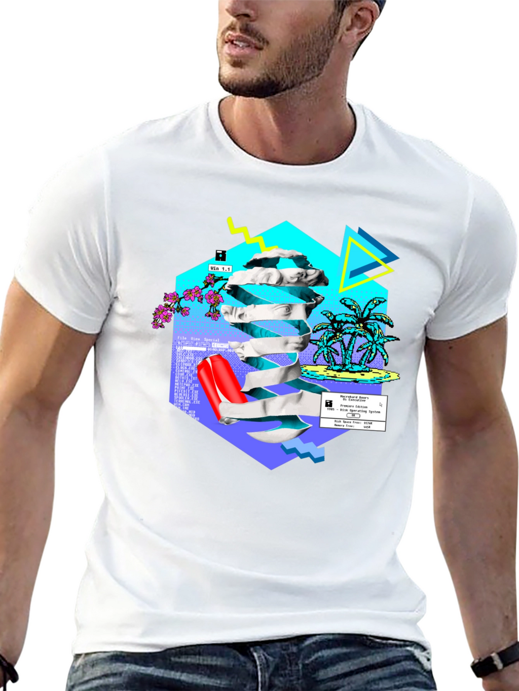 Retro Vaporwave T-Shirt - 90s Aesthetic Graphic Tee