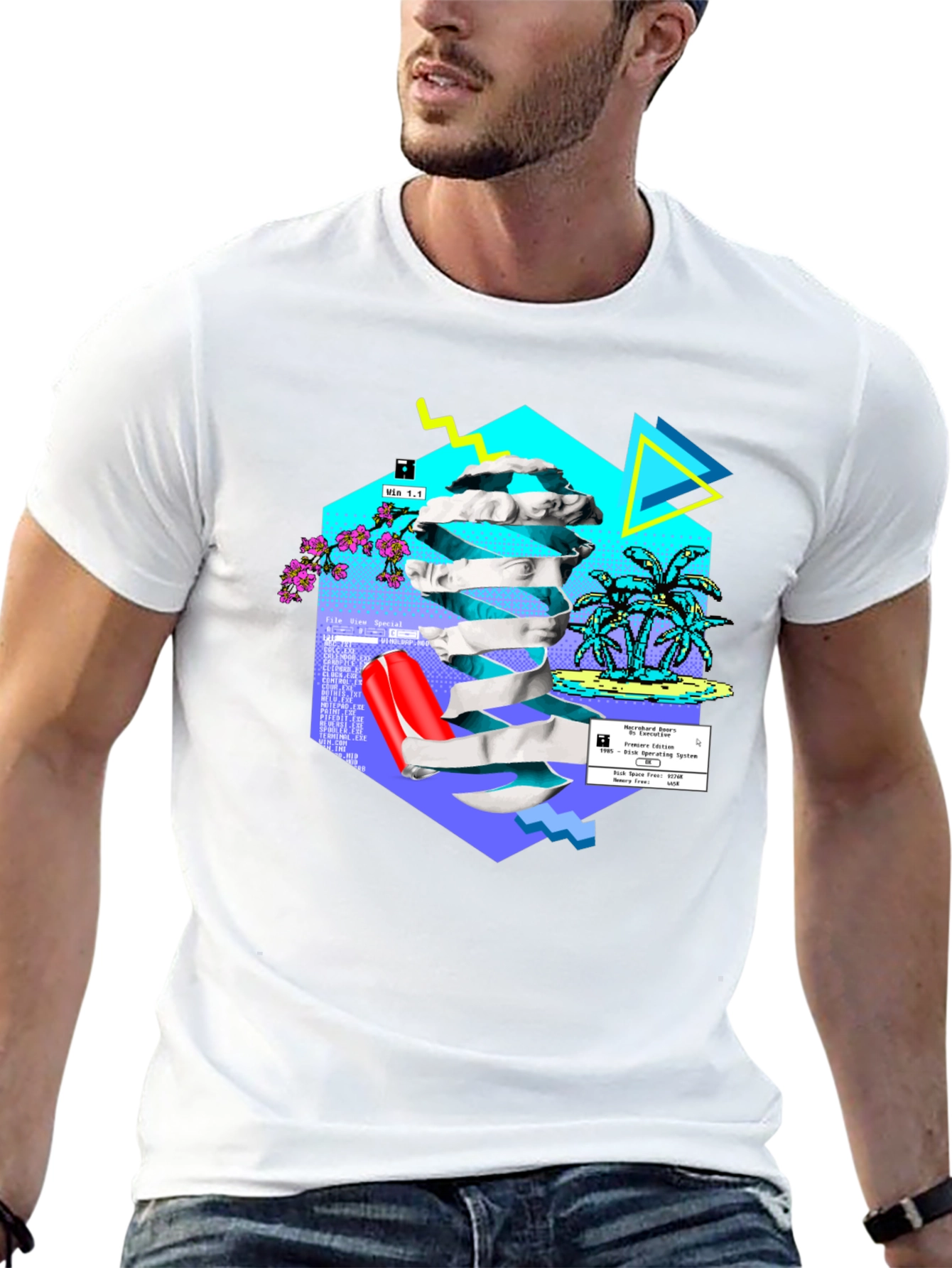 Retro Vaporwave T-Shirt - 90s Aesthetic Graphic Tee