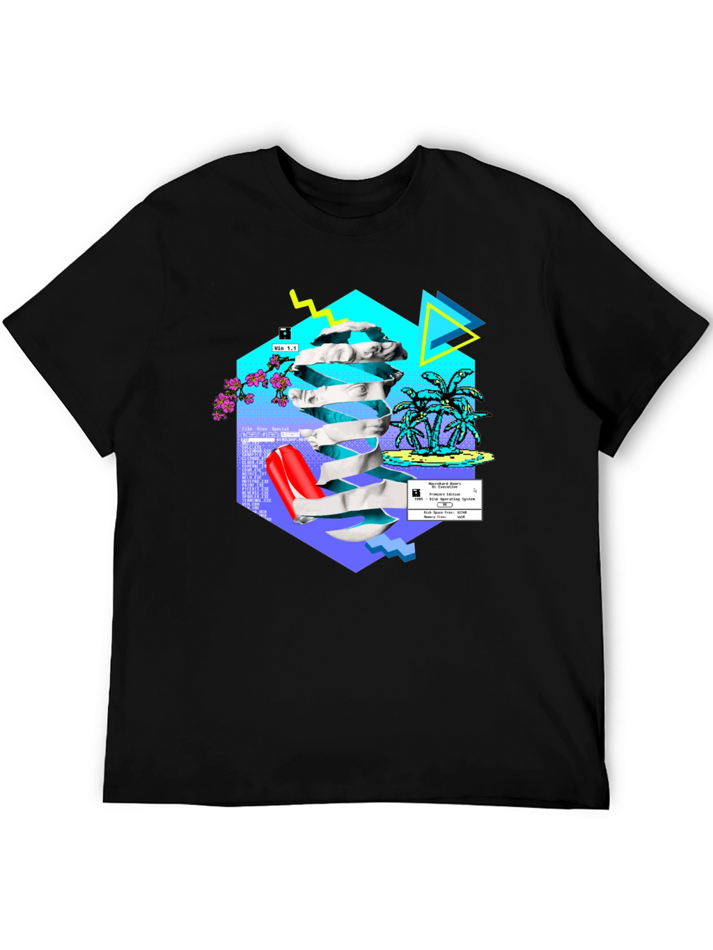 Retro Vaporwave T-Shirt - 90s Aesthetic Graphic Tee