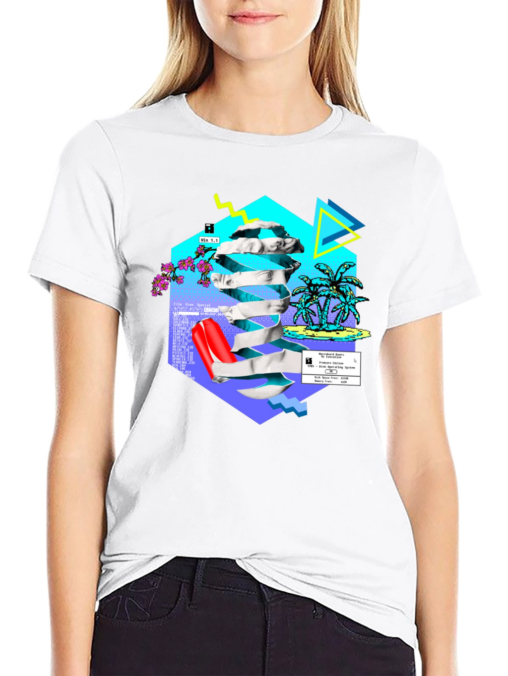 Retro Vaporwave T-Shirt - 90s Aesthetic Graphic Tee