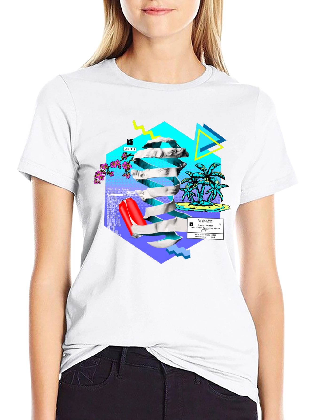 Retro Vaporwave T-Shirt - 90s Aesthetic Graphic Tee
