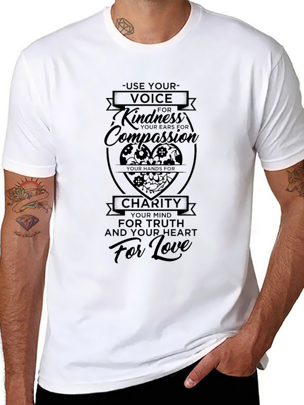 Kindness Compassion Graphic T-Shirt