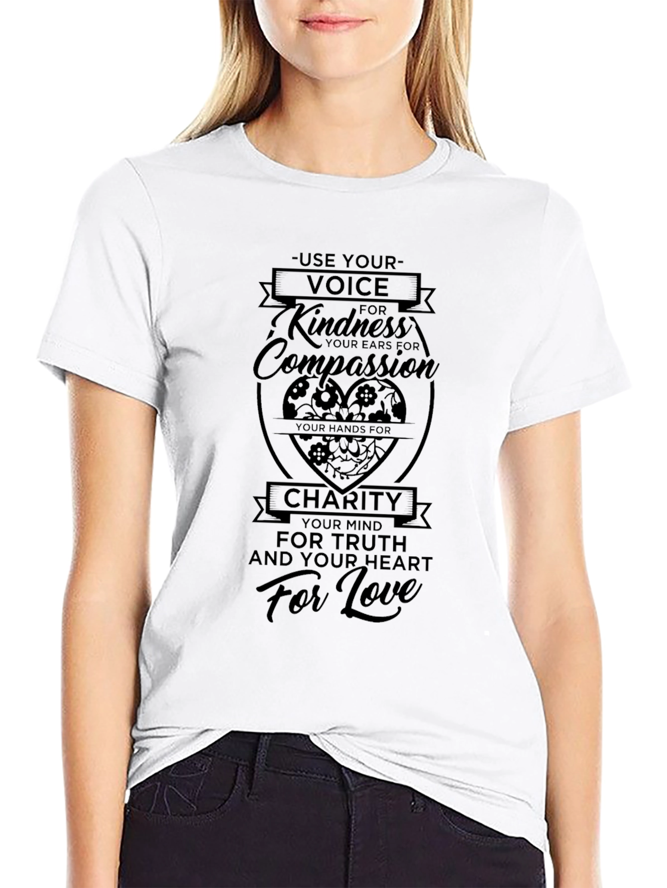 Kindness Compassion Graphic T-Shirt