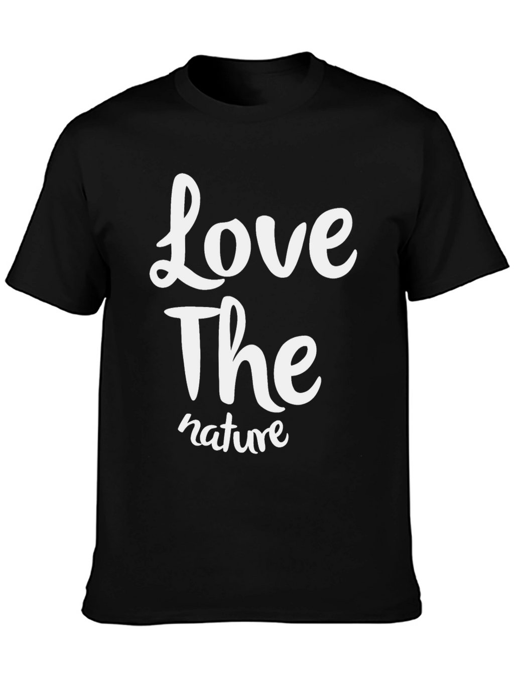 Love The Nature Black T-Shirt