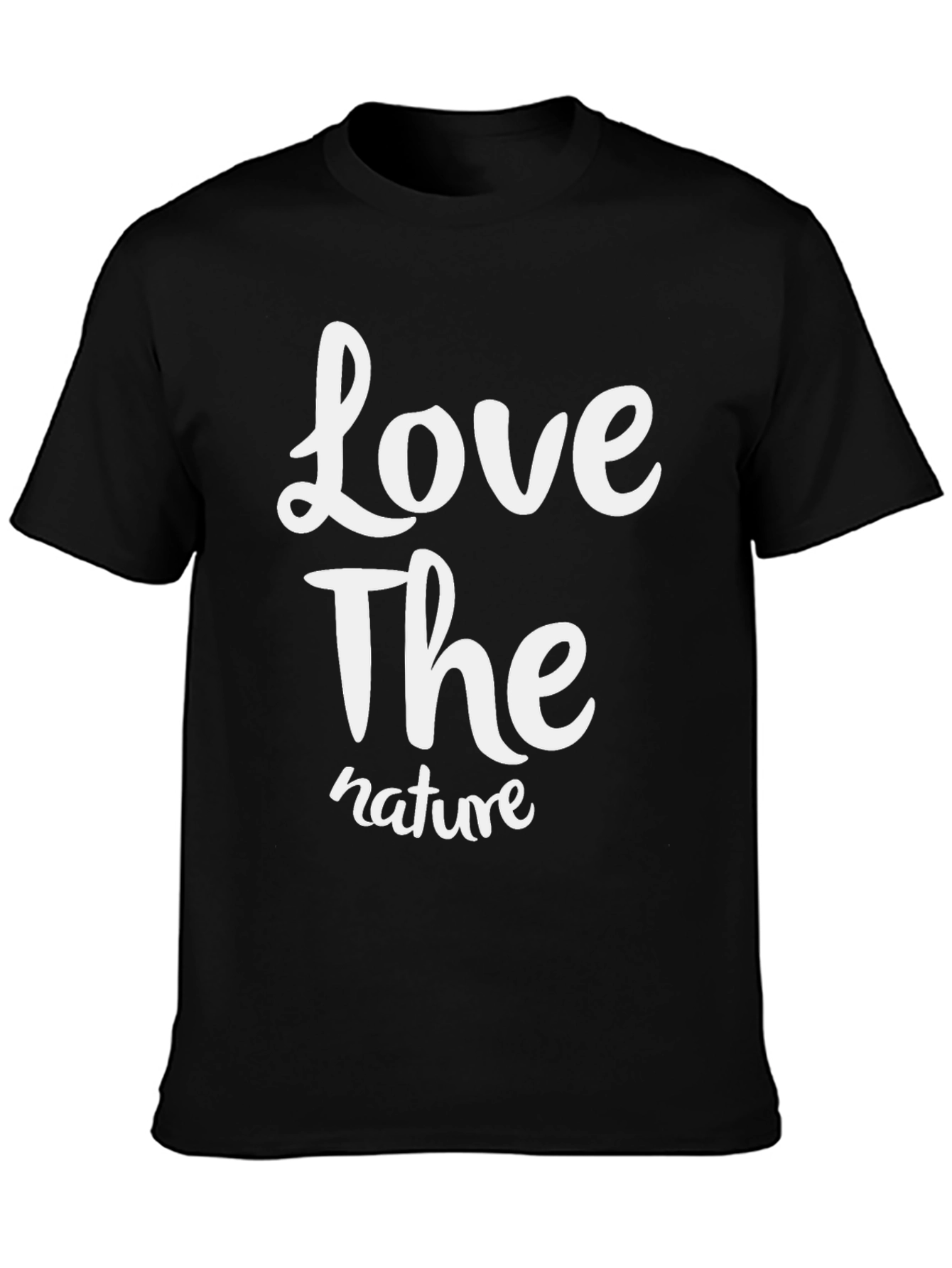 Love The Nature Black T-Shirt