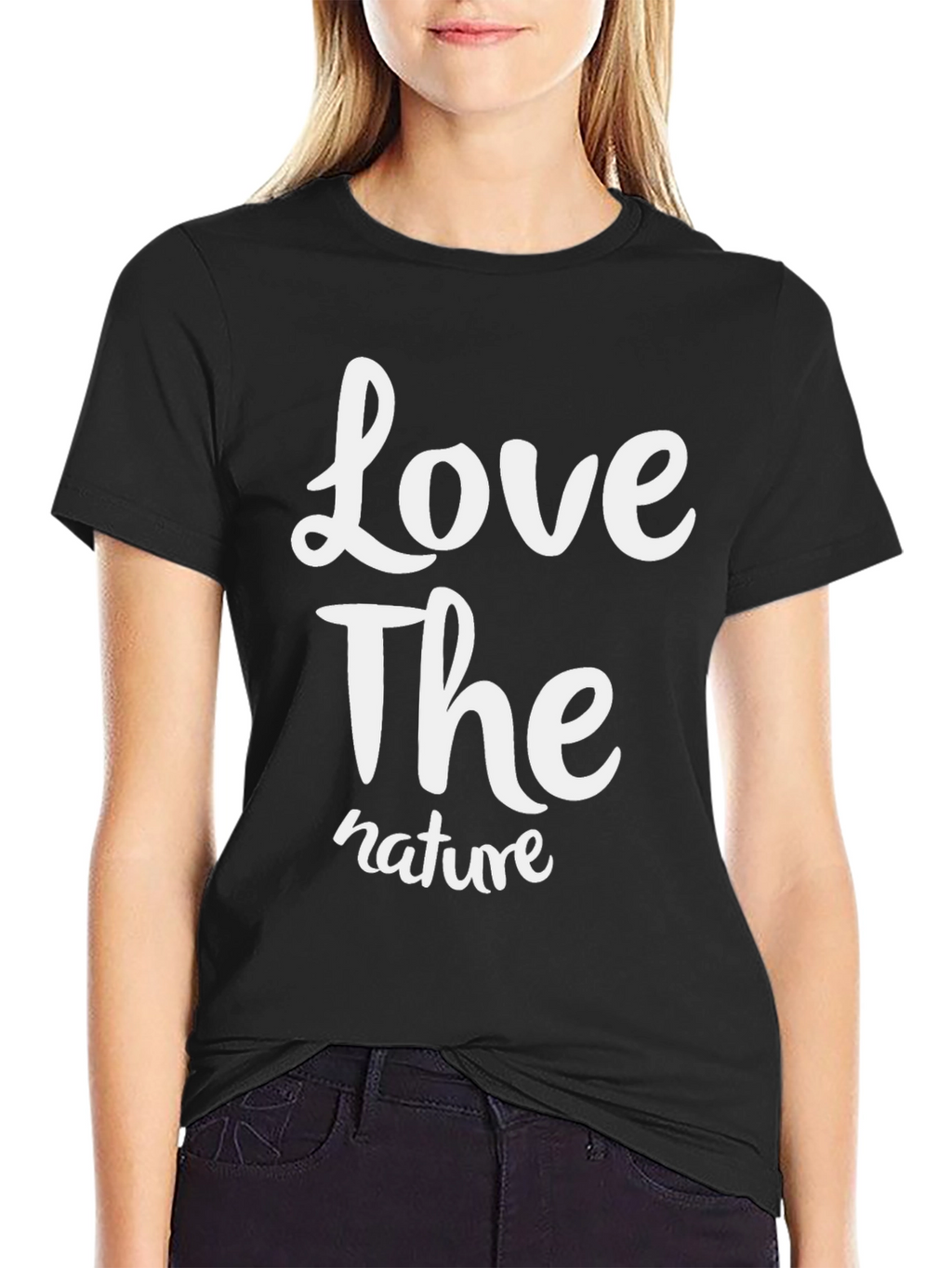 Love The Nature Black T-Shirt