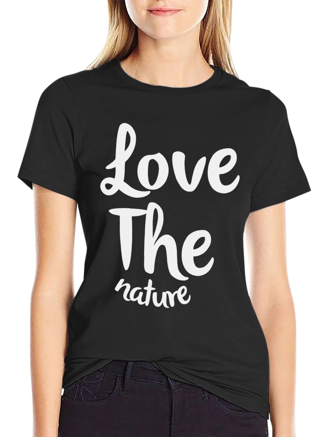 Love The Nature Black T-Shirt