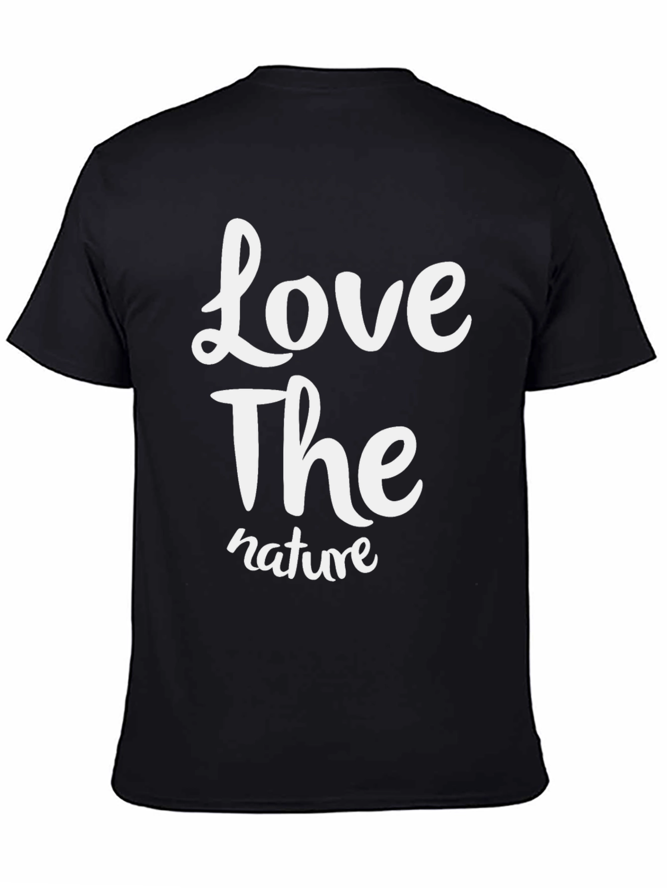 Love The Nature Black T-Shirt