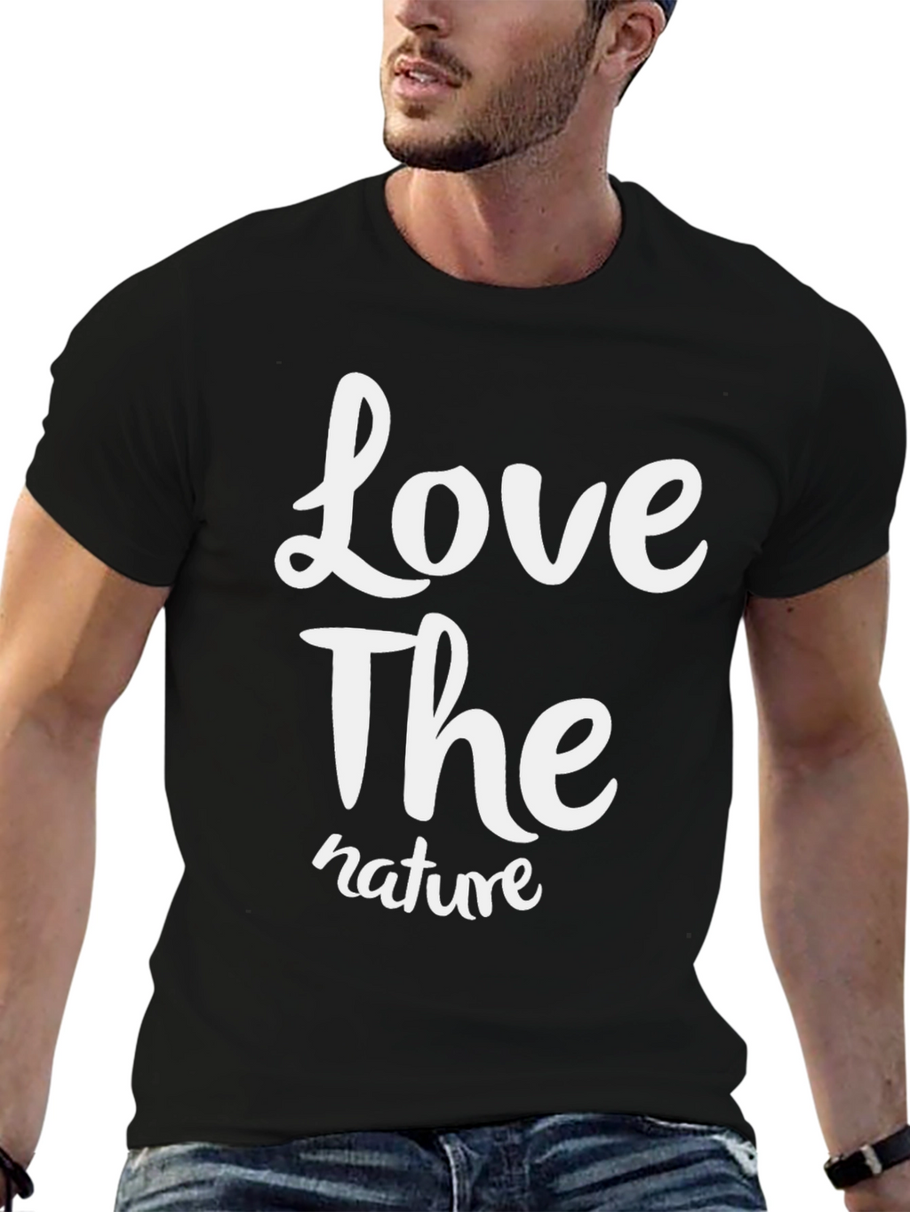 Love The Nature Black T-Shirt