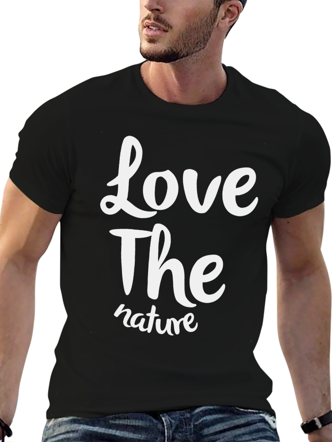 Love The Nature Black T-Shirt